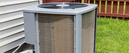 Before and After of Professional Coil Cleaning